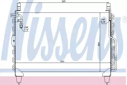94398 NISSENS Конденсатор, кондиционер
