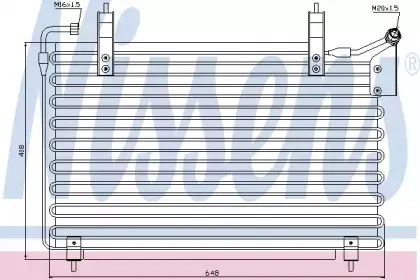 94399 NISSENS Конденсатор, кондиционер