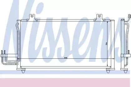 94419 NISSENS Конденсатор, кондиционер