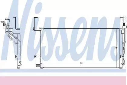 94451 NISSENS Конденсатор, кондиционер