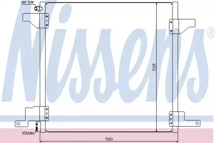 94390 NISSENS Конденсатор, кондиционер