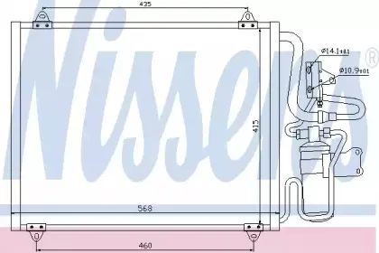 94441 NISSENS Конденсатор, кондиционер