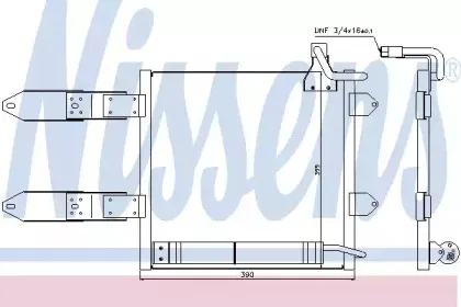 94443 NISSENS Конденсатор, кондиционер