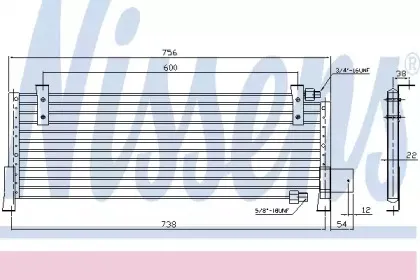 94460 NISSENS Конденсатор, кондиционер