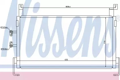 94467 NISSENS Конденсатор, кондиционер