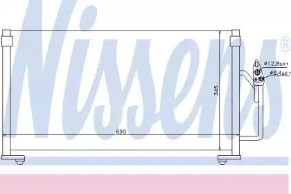 94491 NISSENS Конденсатор, кондиционер