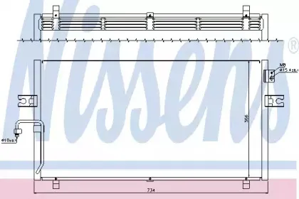 94499 NISSENS Конденсатор, кондиционер
