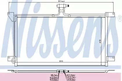 94538 NISSENS Конденсатор, кондиционер