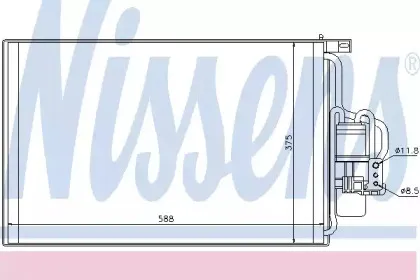 94547 NISSENS Конденсатор, кондиционер