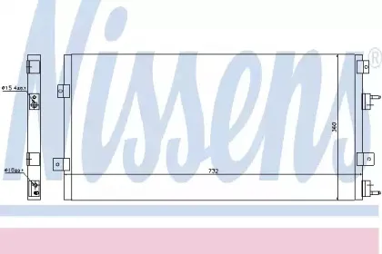 94553 NISSENS Конденсатор, кондиционер