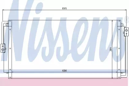94554 NISSENS Конденсатор, кондиционер