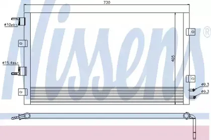 94556 NISSENS Конденсатор, кондиционер