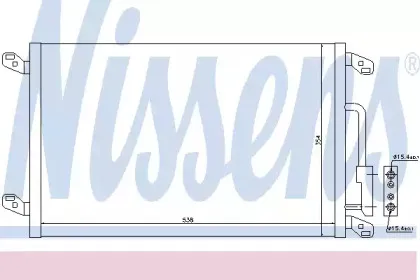 94564 NISSENS Конденсатор, кондиционер