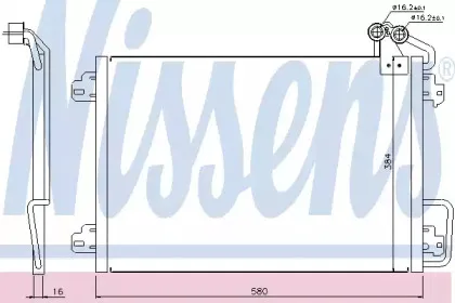 94572 NISSENS Конденсатор, кондиционер