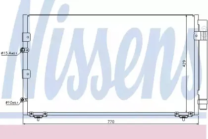 94608 NISSENS Конденсатор, кондиционер