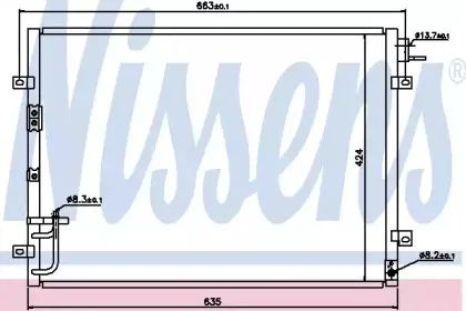 94636 NISSENS Конденсатор, кондиционер