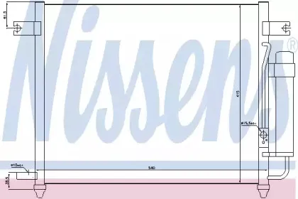 94640 NISSENS Конденсатор, кондиционер