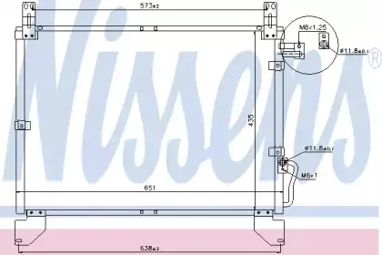 94642 NISSENS Конденсатор, кондиционер