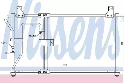 94649 NISSENS Конденсатор, кондиционер