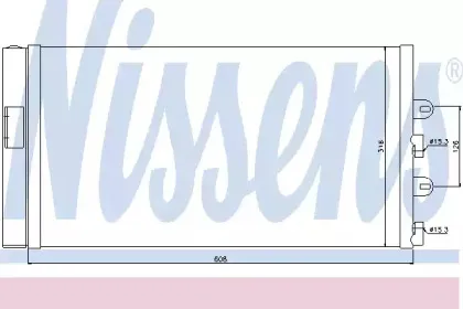 94669 NISSENS Конденсатор, кондиционер