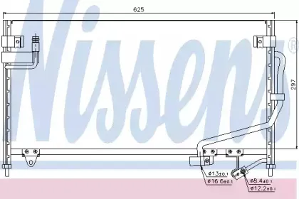 94687 NISSENS Конденсатор, кондиционер