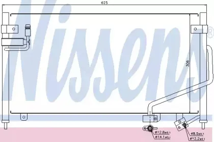 94688 NISSENS Конденсатор, кондиционер