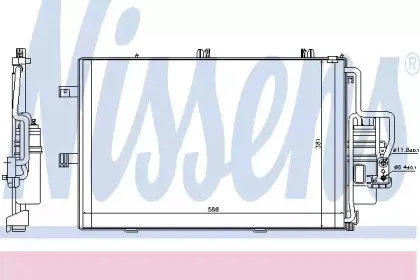 94721 NISSENS Конденсатор, кондиционер