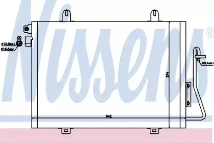 94726 NISSENS Конденсатор, кондиционер