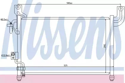 94729 NISSENS Конденсатор, кондиционер