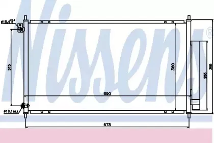 94732 NISSENS Конденсатор, кондиционер