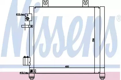 94739 NISSENS Конденсатор, кондиционер