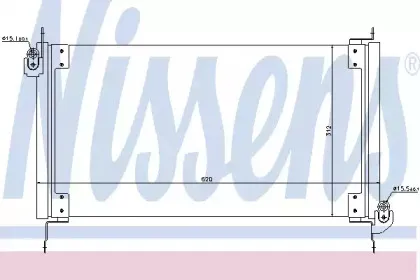 94753 NISSENS Конденсатор, кондиционер