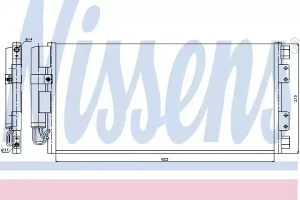 94781 NISSENS Конденсатор, кондиционер