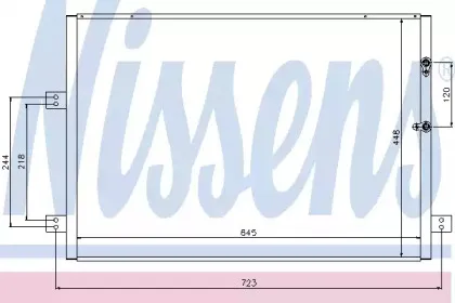 94787 NISSENS Конденсатор, кондиционер