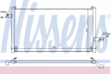 94847 NISSENS Конденсатор, кондиционер