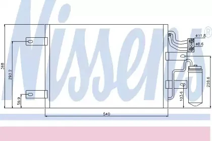 94882 NISSENS Конденсатор, кондиционер