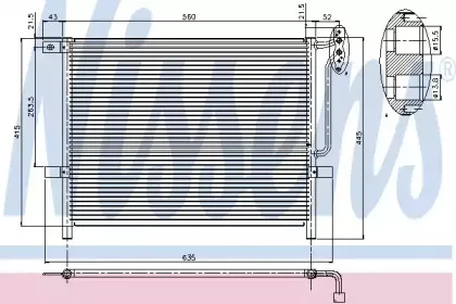94894 NISSENS Конденсатор, кондиционер