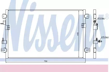 94906 NISSENS Конденсатор, кондиционер