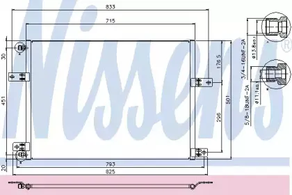94912 NISSENS Конденсатор, кондиционер