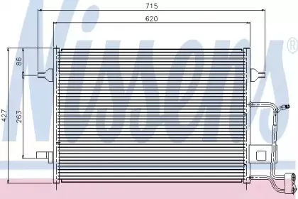 94922 NISSENS Конденсатор, кондиционер