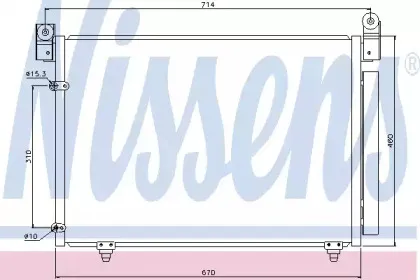 94933 NISSENS Конденсатор, кондиционер