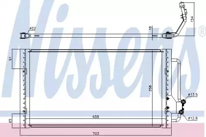 94939 NISSENS Конденсатор, кондиционер