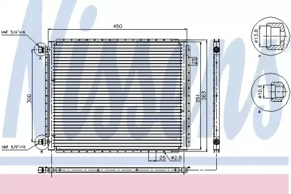 94958 NISSENS Конденсатор, кондиционер