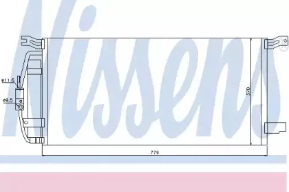 94963 NISSENS Конденсатор, кондиционер