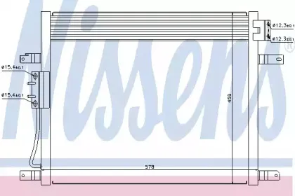 94972 NISSENS Конденсатор, кондиционер