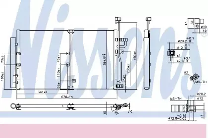94977 NISSENS Конденсатор, кондиционер
