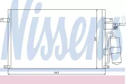 94978 NISSENS Конденсатор, кондиционер