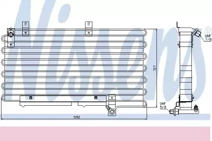 94000 NISSENS Конденсатор, кондиционер