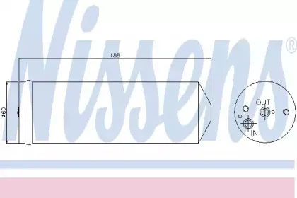 95065 NISSENS Осушитель, кондиционер