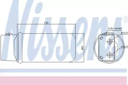 95043 NISSENS Осушитель, кондиционер